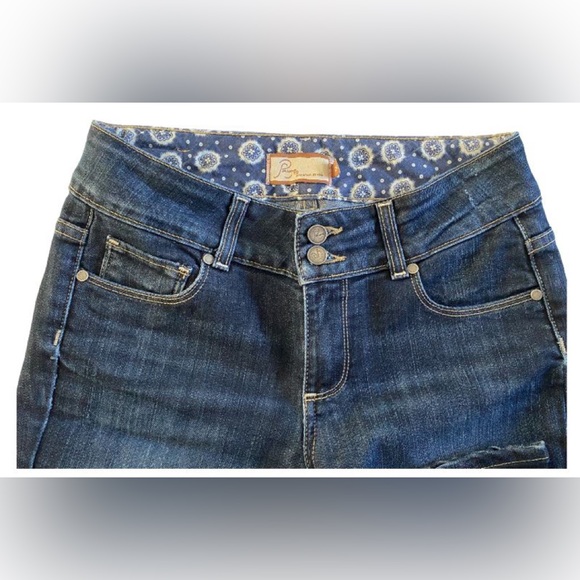 PAIGE Premium Denim "Hidden Hills" High Rise Boot Cut Blue Jeans Size 26 - Picture 4 of 11